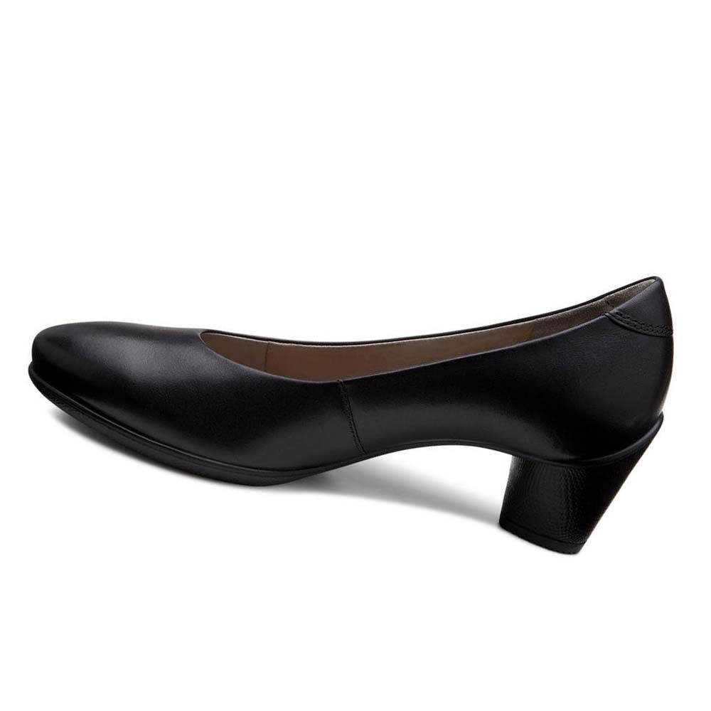 Women's Ecco Sculptured 45 Plain Pumps Black | USA 159PJJ